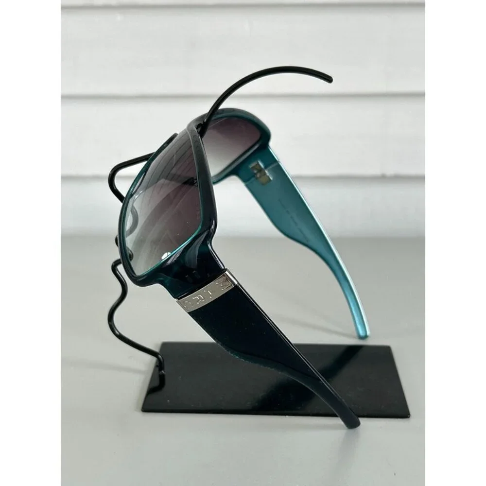 Marc Jacobs MMJ020/N/S Women's Teal Black Gradient Oversized Designer Sunglasses